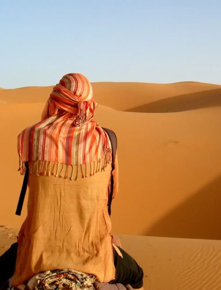 The Merzouga desert
