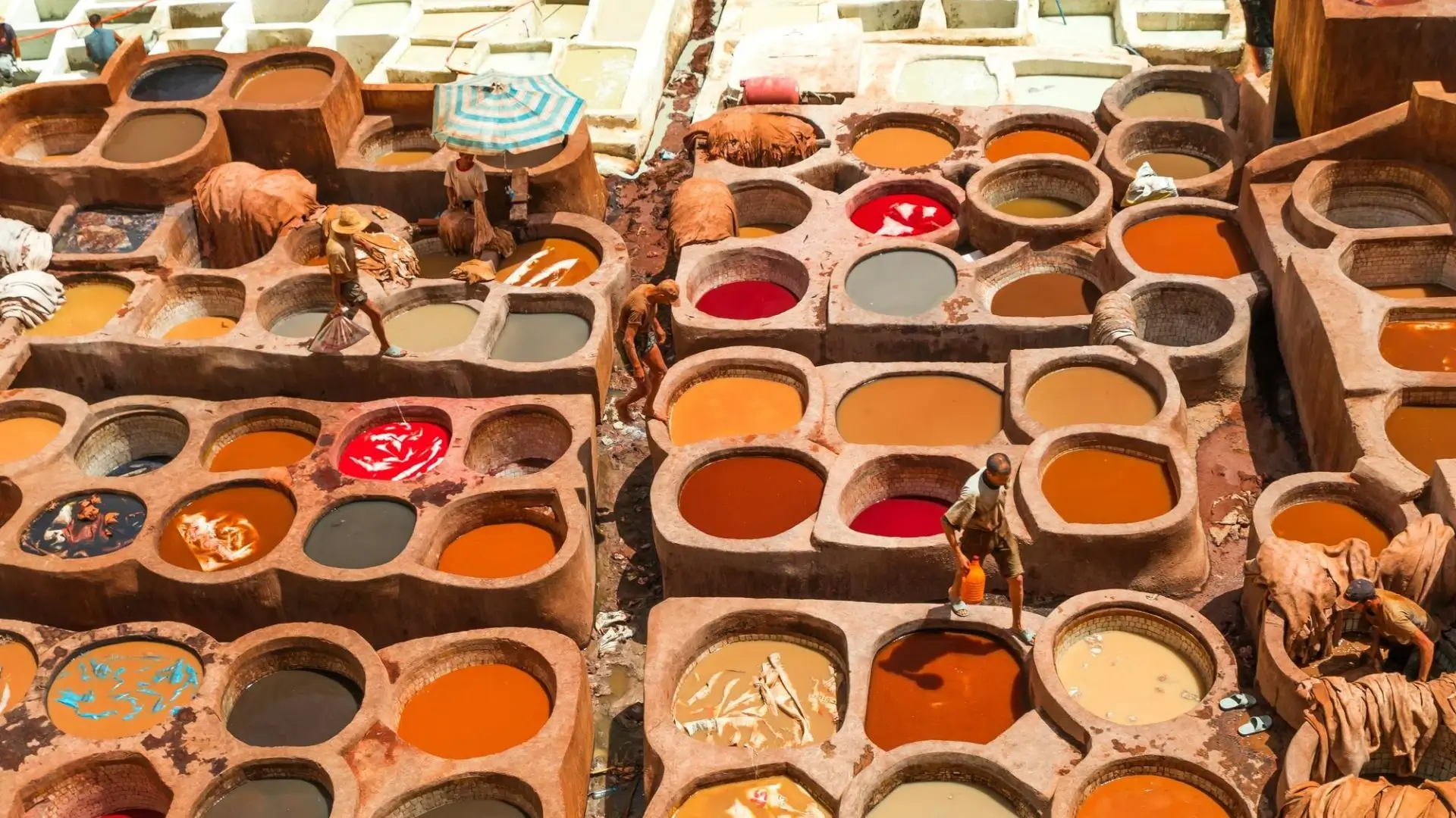 Quartier des Tanneurs marrakech
