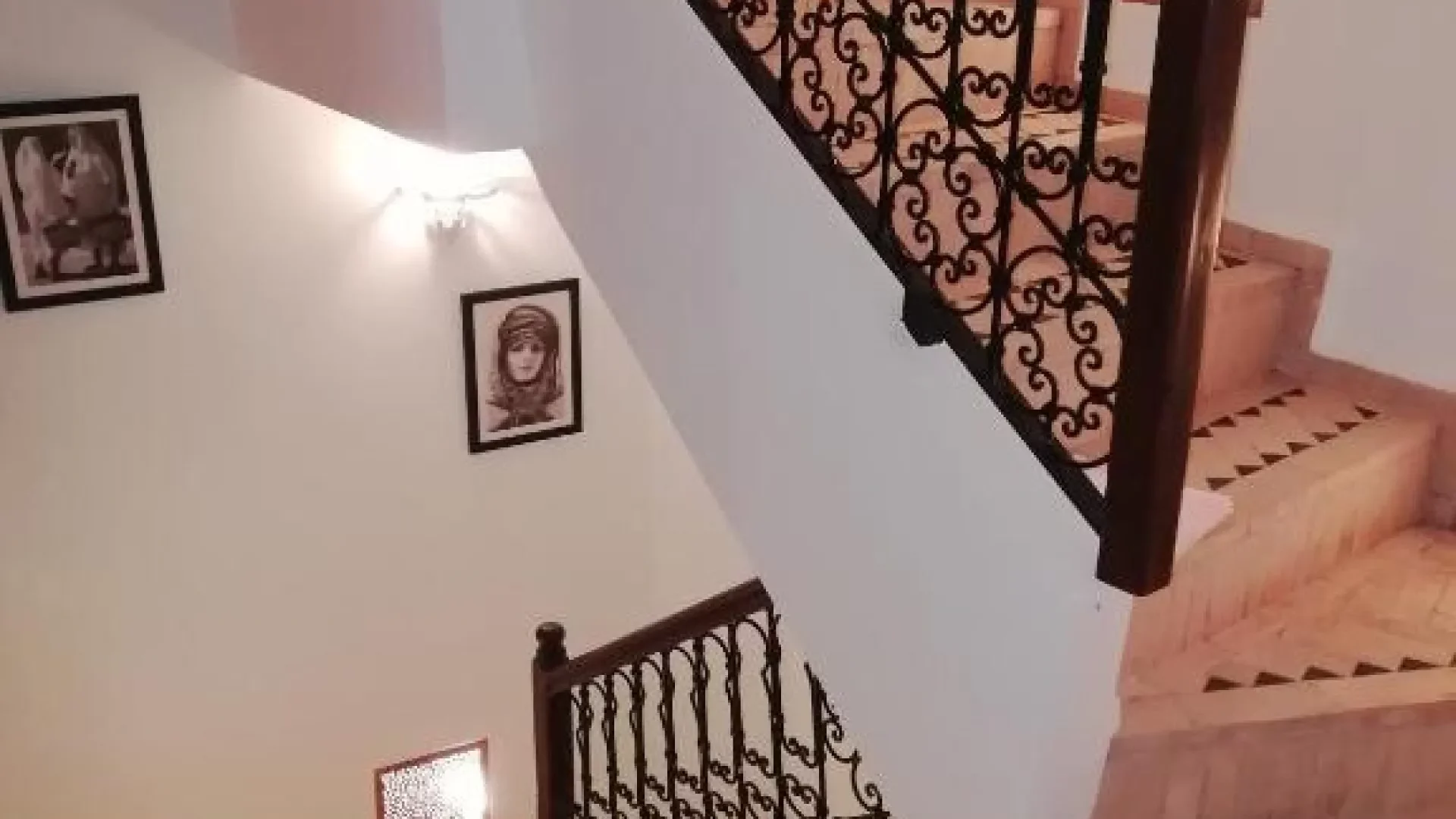 Riad Achwaq stairs